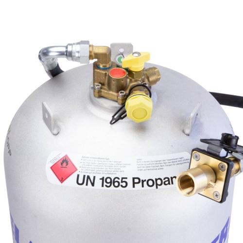 Buitenvulgasaansluiting aluminium gasfles 27L