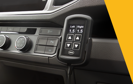 Air master controller voor de vooras