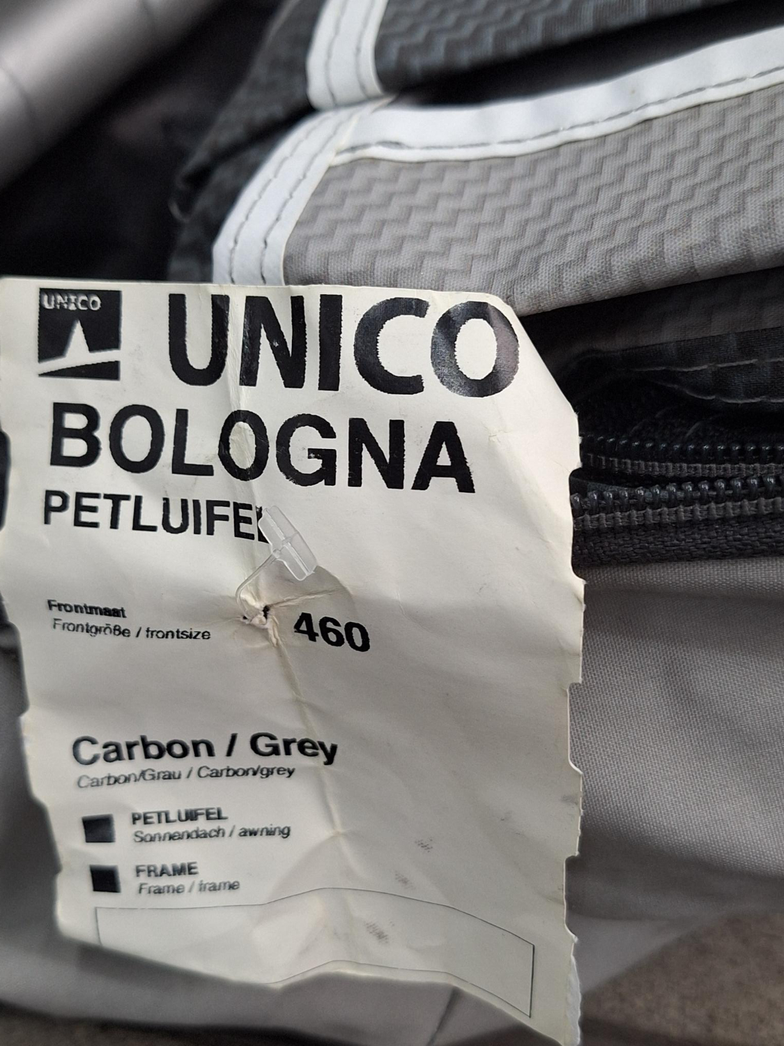 Unico Bologna Voortent + petluifel - Eriba Touring